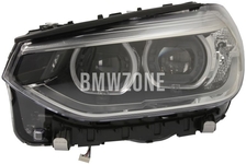 Svetlomet LED ľavý G01/F97 X3 M, G02/F98 X4 M adaptívny