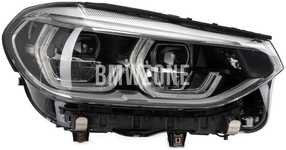 Svetlomet LED pravý G01/F97 X3 M, G02/F98 X4 M plne adaptívny