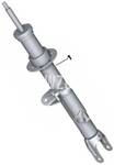 Predný tlmič pruženia pravý G31/G31 LCI (adaptívny podvozok)