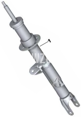 Predný tlmič pruženia pravý G31/G31 LCI (adaptívny podvozok) (OEM)