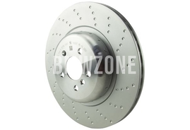 Zadný pravý brzdový kotúč (370x24mm) M-Performance dierovaný (OEM)