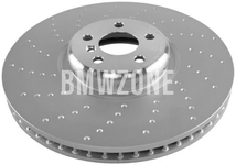 Predný ľavý brzdový kotúč (395x36mm) M-Performance dierovaný