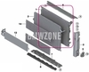 Chladič motora (zadný) 1' F2x, 2' F2x, 3' F3x, 4' F3x 20i, 25i, 30i B46 B48 B48X // 40i B58 (OEM)