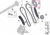 Ozubené koleso vačkového hriadeľa BMW 11318518181