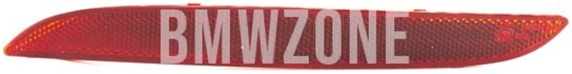 Odrazka zadného nárazníka F20 LCI/F21 LCI - ľavá štandardný nárazník / pravá M-Packet nárazník
