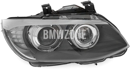 Svetlomet bi-xenón pravý E92 LCI/E93 LCI D1S+H3+H8 natáčací // LED smerovka (OEM)