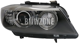 Svetlomet bi-xenón pravý E90 LCI/E91 LCI D1S+H3+H8 natáčací (OEM)