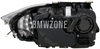 Svetlomet bi-xenón ľavý E90 LCI/E91 LCI D1S+H3+H8 natáčací (OEM)