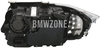Svetlomet bi-xenón pravý E90 LCI/E91 LCI D1S+H8 bez natáčania (OEM)