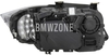 Svetlomet bi-xenón ľavý E90 LCI/E91 LCI D1S+H8 bez natáčania (OEM)