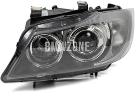 Svetlomet bi-xenón ľavý E90/E91 D1S+H7 natáčací (OEM)