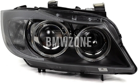 Svetlomet bi-xenón pravý E90/E91 D1S+H7 bez natáčania (OEM)