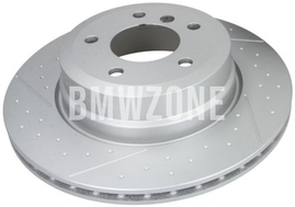 Zadný brzdový kotúč (324x22mm) M-Performance dierovaný (OEM)