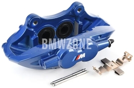 Predný brzdový strmeň ľavý (340x30mm kotúč) M-Sport modrý (OEM)