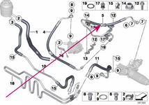 Dehnschlauch Teil 2 BMW 32416794669