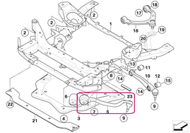 Rameno zavesenia kolies pravé predné X5 E70, X6 E71 (OEM)