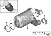 RP Dieselpartikelfilter BMW 18308515653 // EU5 EURO5