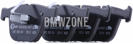 Zadné brzdové platničky (345x24mm / 370x24mm kotúč)