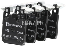 Zadné brzdové platničky (345x24mm M-Performance brzdy)