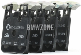 Zadné brzdové platničky (345x24mm M-Performance brzdy)