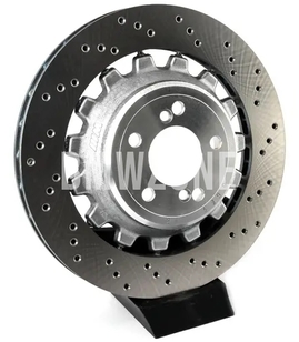 Zadný pravý brzdový kotúč (380x28mm) M dierovaný