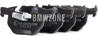 Zadné brzdové platničky (336x22mm kotúč)