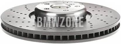 Predný ľavý brzdový kotúč (395x36mm) M-Performance dierovaný