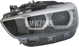Svetlomet LED ľavý F20 LCI/F21 LCI adaptívny (BLACK LINE)