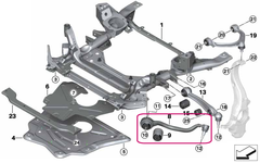 Rameno zavesenia kolies ľavé predné X5 F15, X6 F16